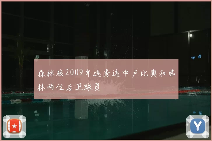 森林狼2009年选秀选中卢比奥和弗林两位后卫球员