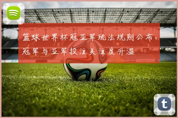 篮球世界杯冠亚军玩法规则公布，冠军与亚军投注关注度升温
