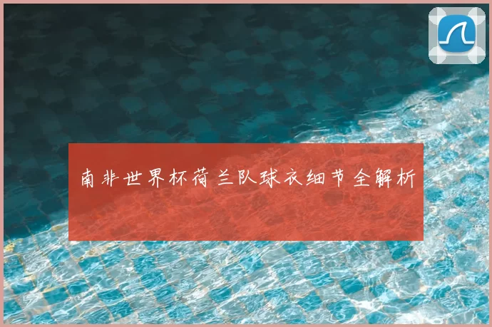 南非世界杯荷兰队球衣细节全解析